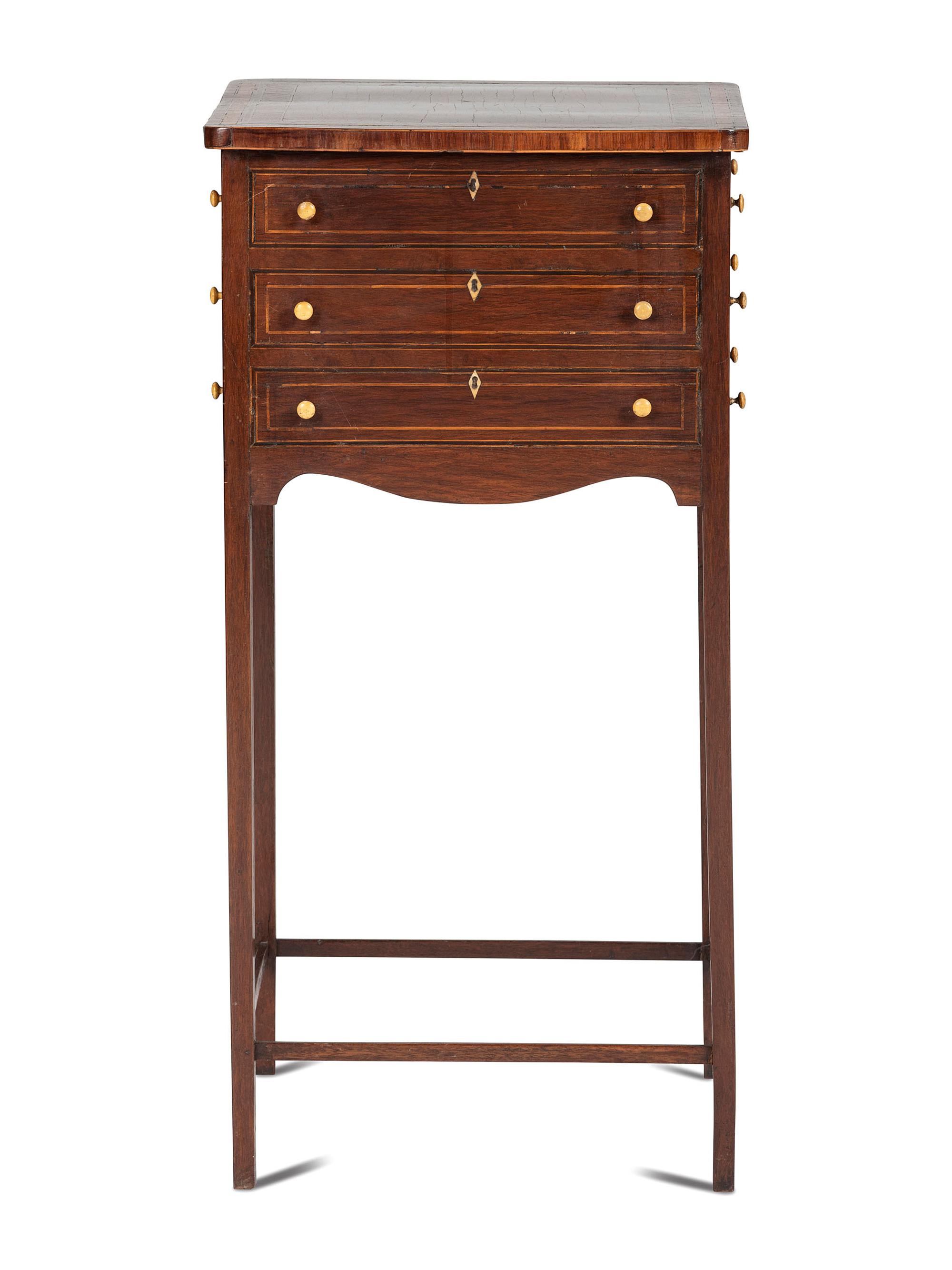 A George III Style Mahogany Work Table