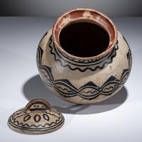 Tesuque Lidded Pottery Jar
