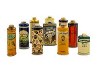 A Collection of Ten Tins