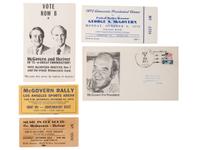 [DEMOCRATIC PARTY]. A group of tickets, pamphlets, and other campaign ephemera from the Hubert Humphrey, Eugene McCarthy, and George McGovern campaigns, comprising: