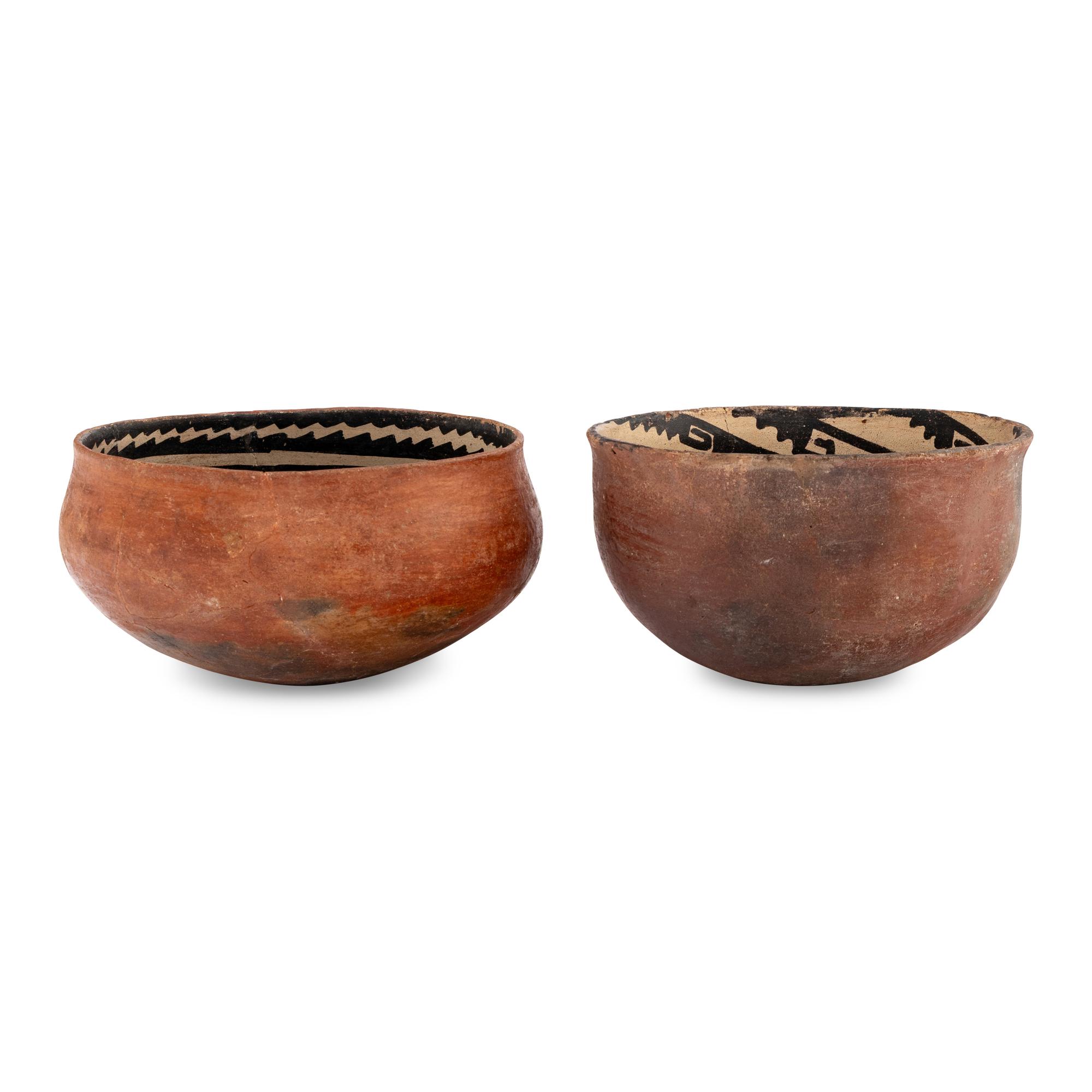 Ancestral Pueblo, Gila River and Tonto Pottery Bowls