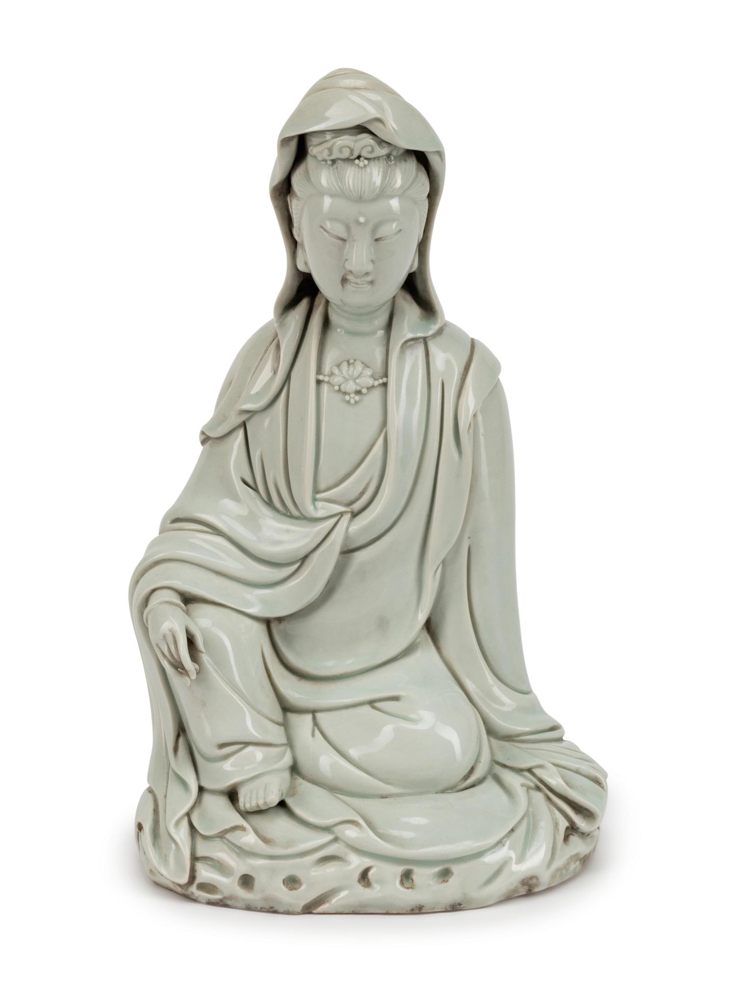 A Chinese Blanc de Chine Porcelain Figure