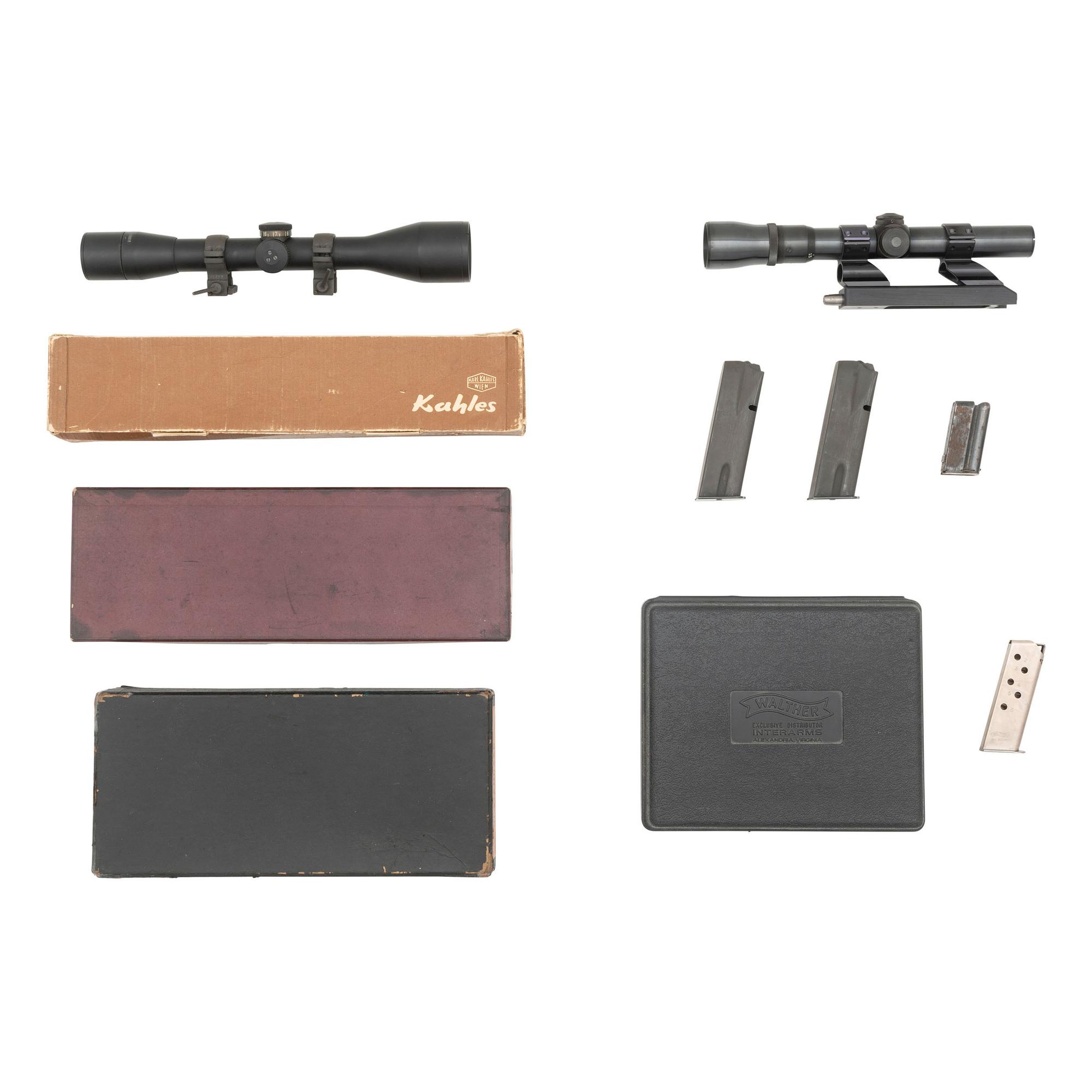 Large Group of Firearms Accoutrements and Boxes