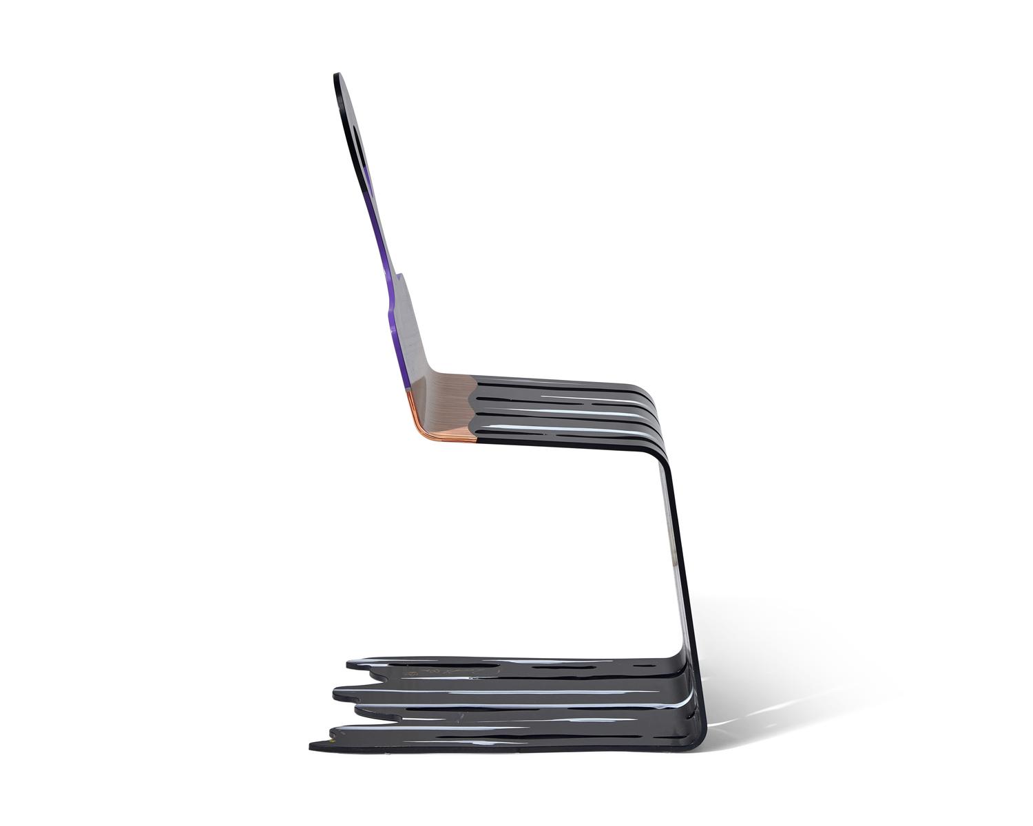 Grab a Chair (Black and Purple)