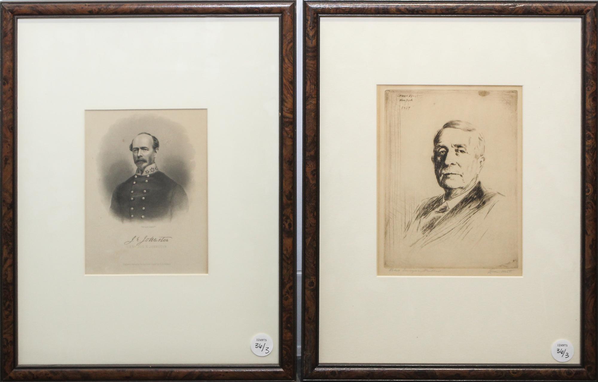 Three Portrait Engravings