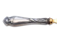 A Cased German Silver Fish Service