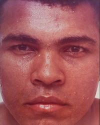An Original Chromogenic 1975 Print of Muhammad Ali by Carl Fischer (Used for Ali-Frazier III Closed Circuit Program)