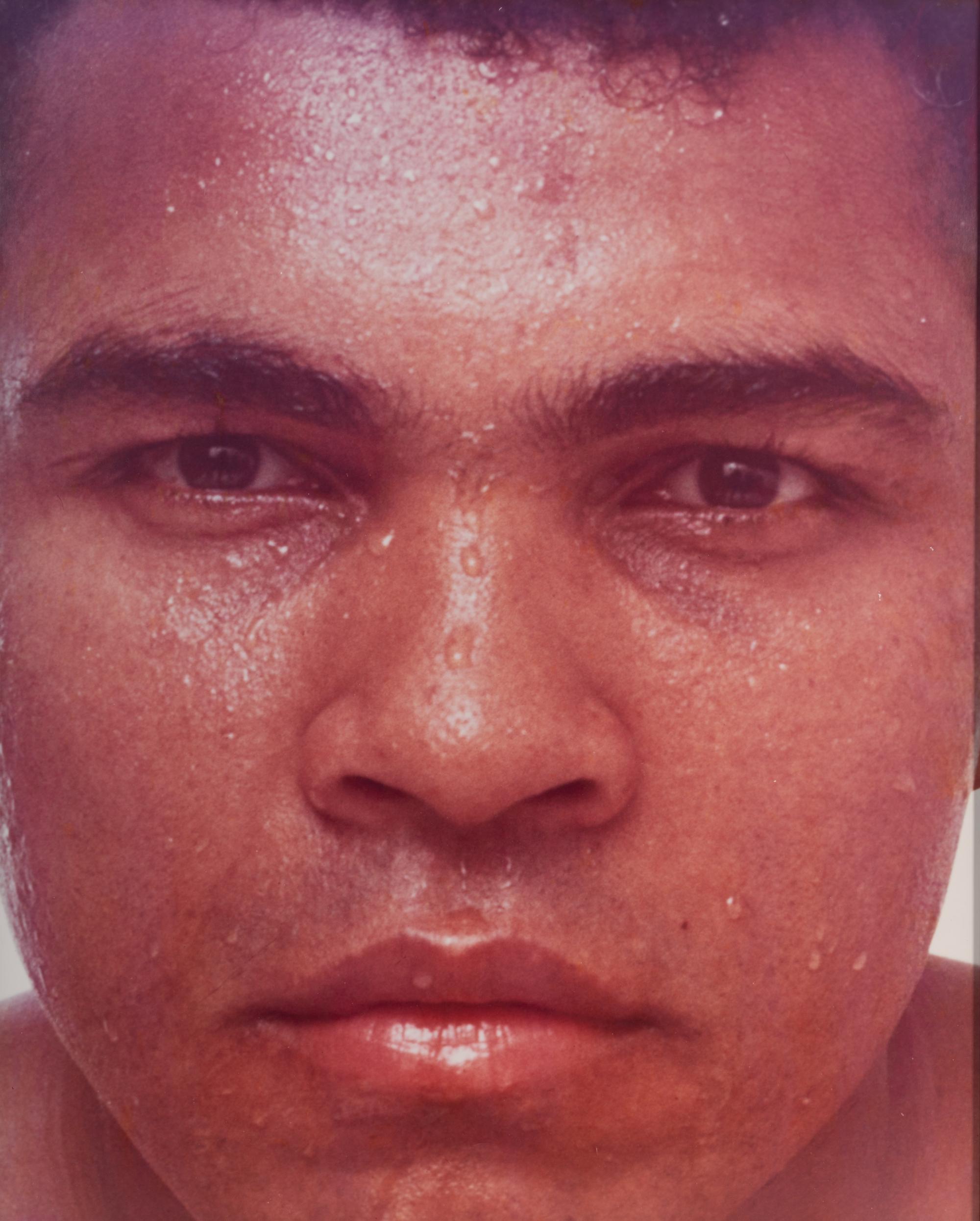 An Original Chromogenic 1975 Print of Muhammad Ali by Carl Fischer (Used for Ali-Frazier III Closed Circuit Program)