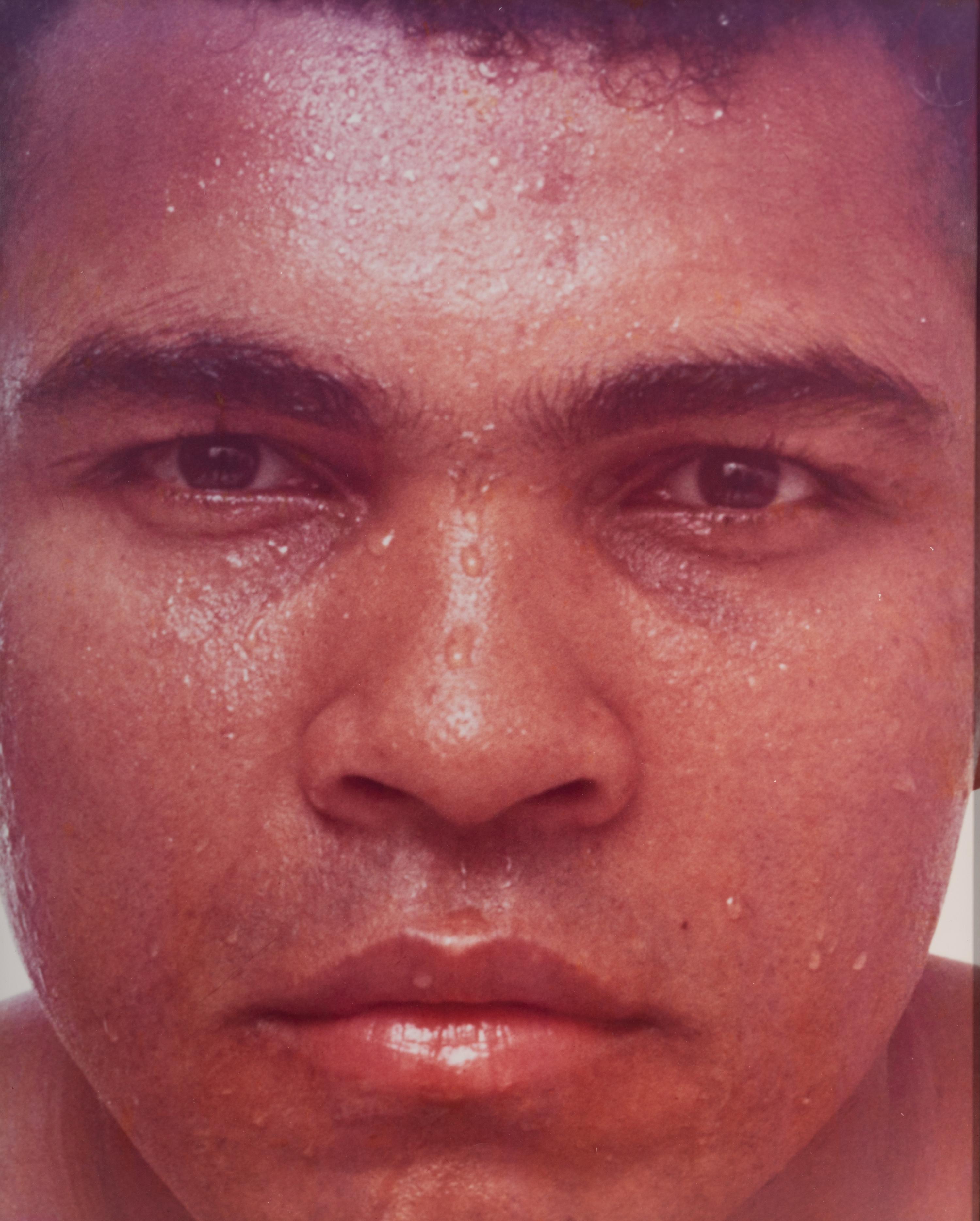 An Original Chromogenic 1975 Print of Muhammad Ali by Carl Fischer (Used for Ali-Frazier III Closed Circuit Program)