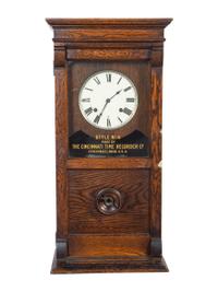 A Cincinnati Time Recorder Clock