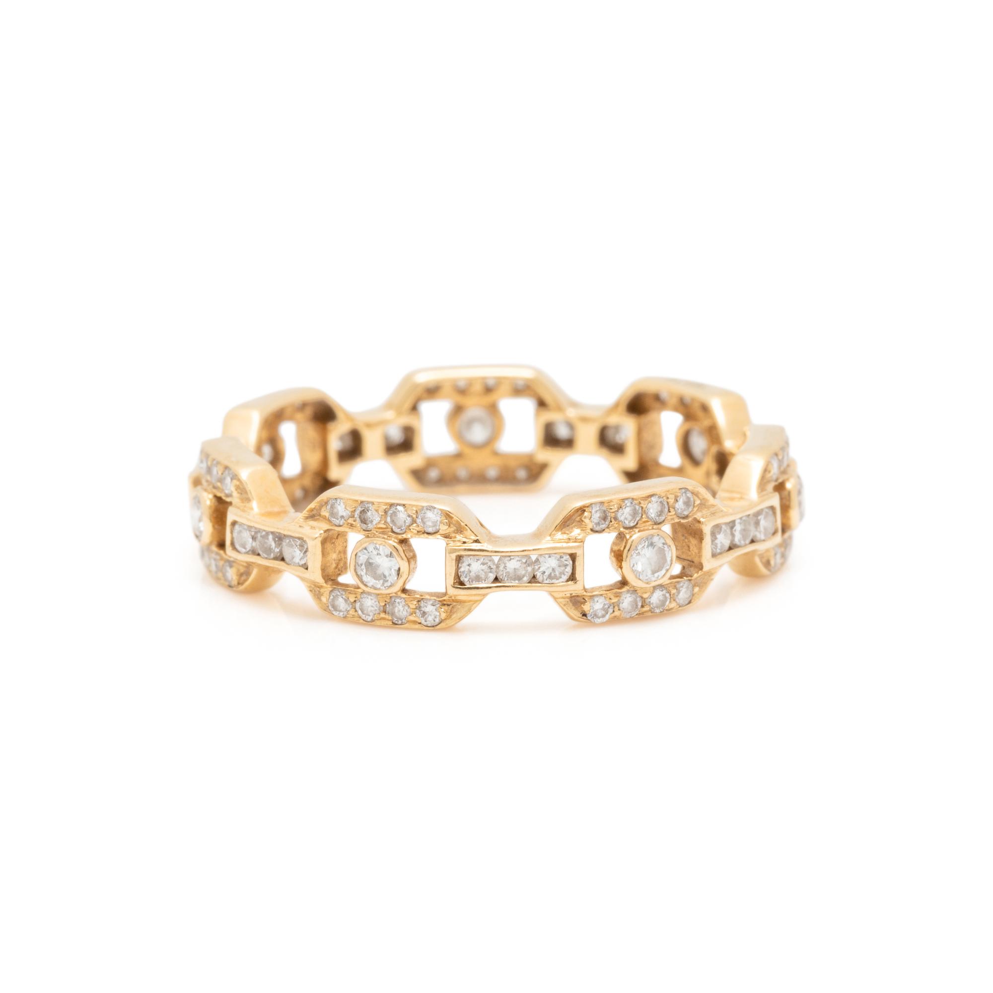SETHI COUTURE, YELLOW GOLD AND DIAMOND ETERNITY BAND