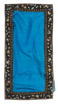 Eleven Chinese Embroidered Silk Panels Length of longest 31 inches. — LATE QING DYNASTY