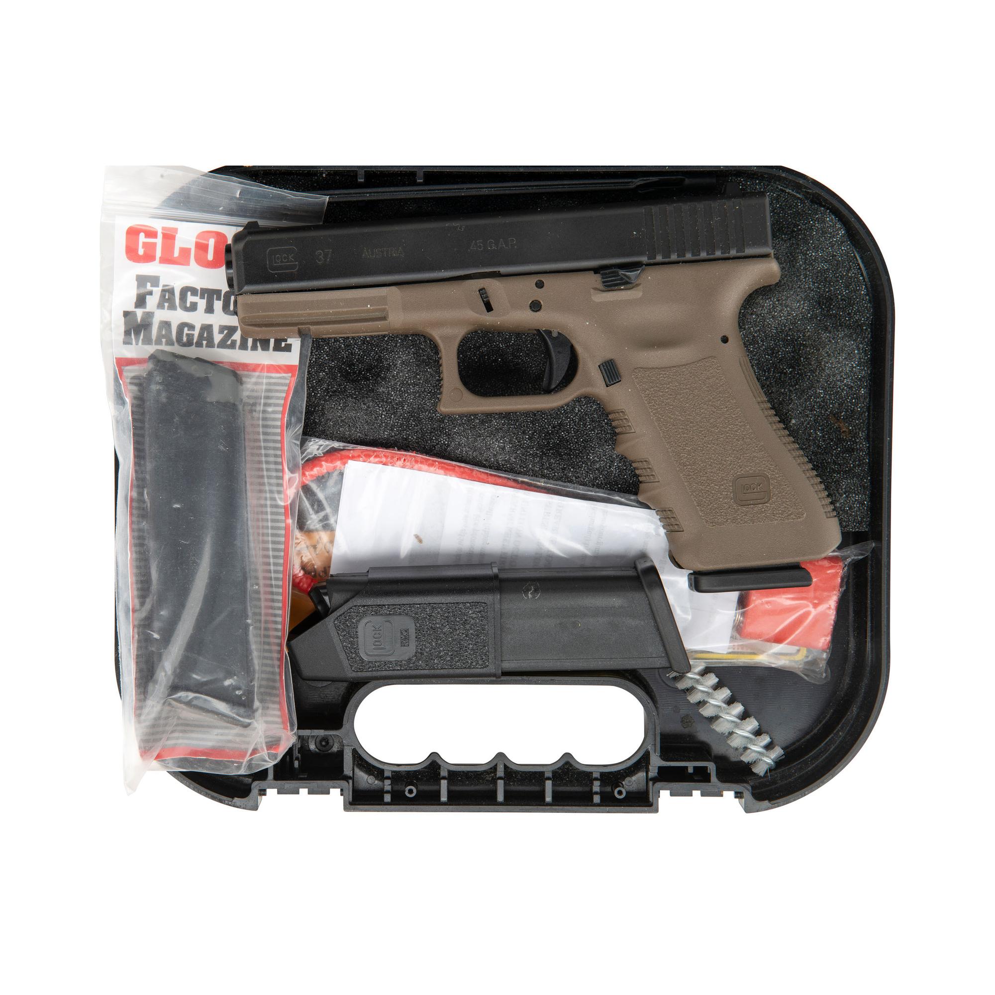 *Glock 37 Gen 3 FDE in Box with Accessories