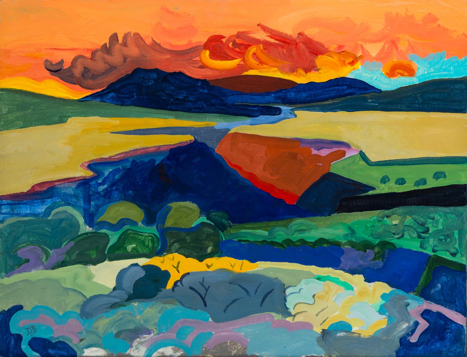 David Barbero, (American, 1938–1999), Rio Grande Gorge, 1987