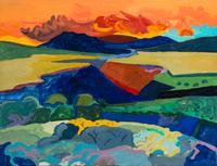 David Barbero, (American, 1938–1999), Rio Grande Gorge, 1987