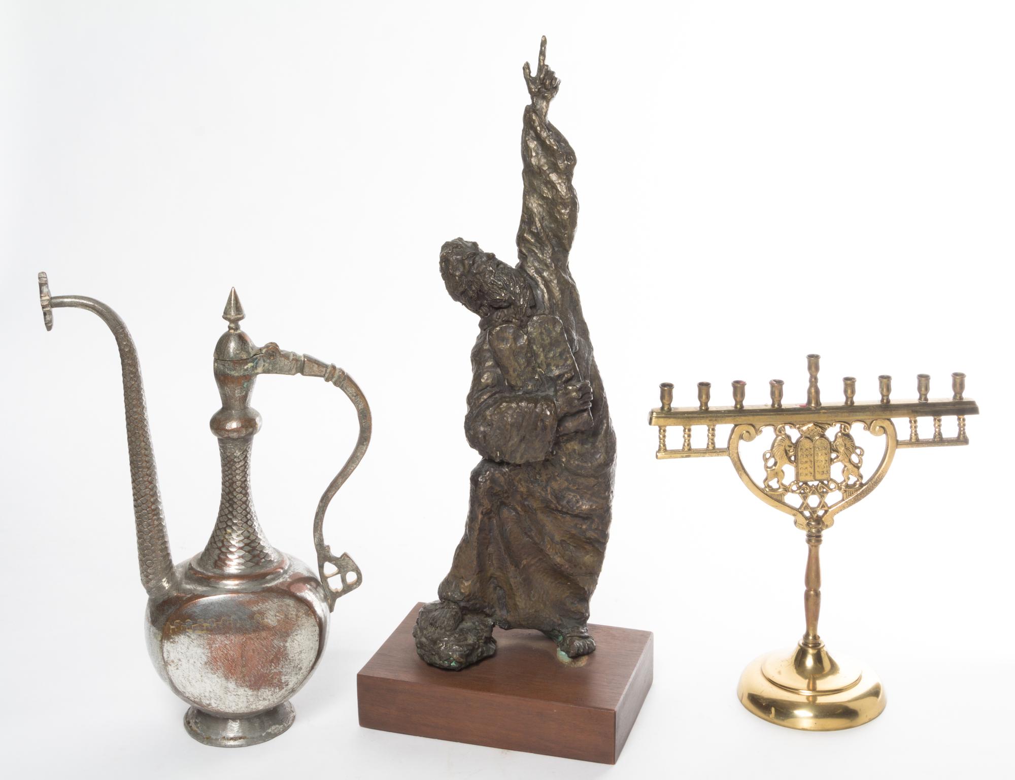 A Collection of Decorative Table Articles Height of first 21 inches. — 20TH CENTURY