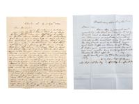 [ENSLAVEMENT & ABOLITION]. A group of six letters associated with enslaved individuals, including a letter related to the Randolph family of Virginia.
