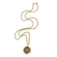 Coin Pendant and David Yurman Yellow Gold Chain