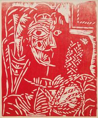 Portrait de Jacqueline au Fauteuil , 1958