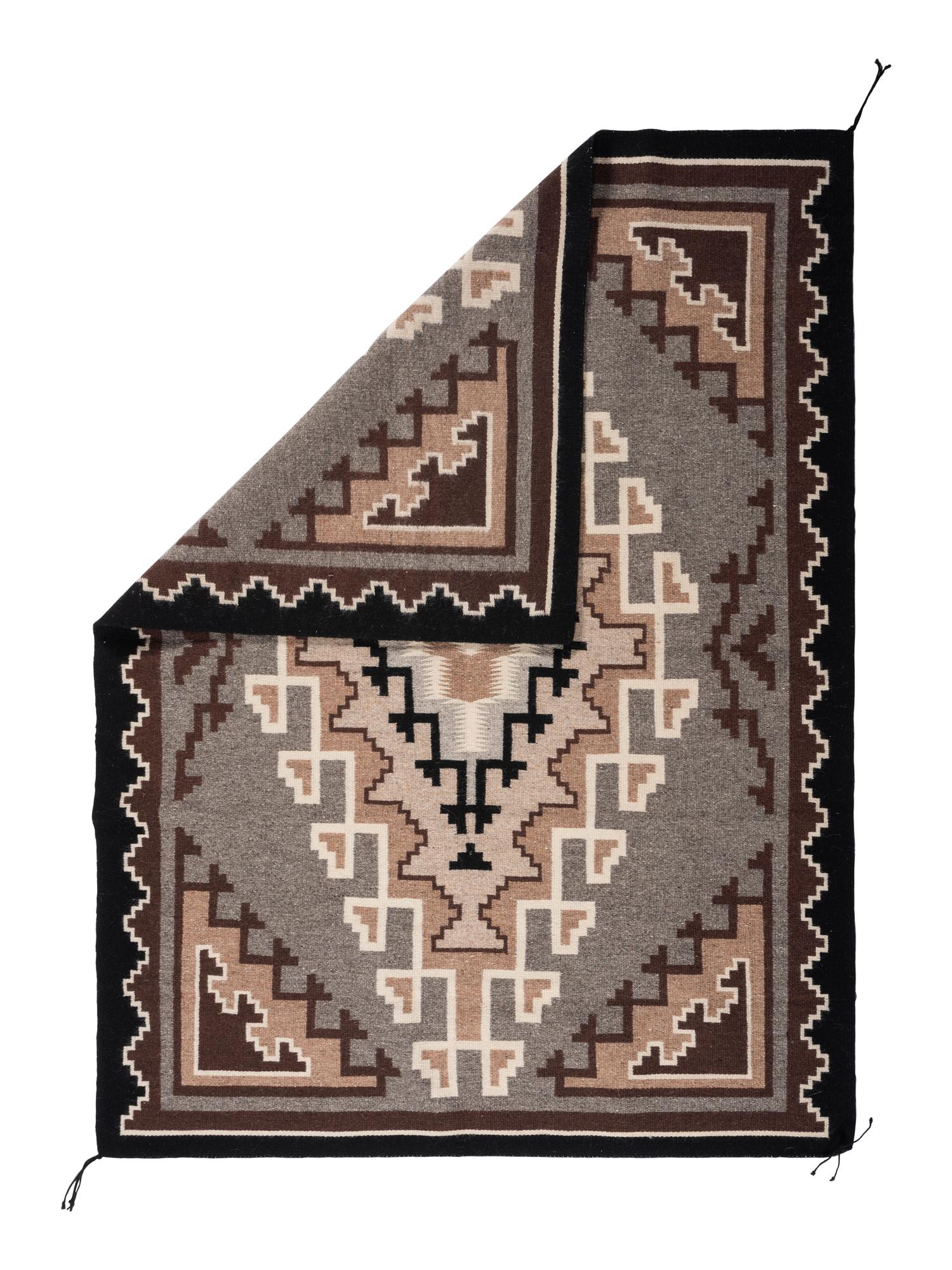 Navajo Two Grey Hills Weaving / Rug