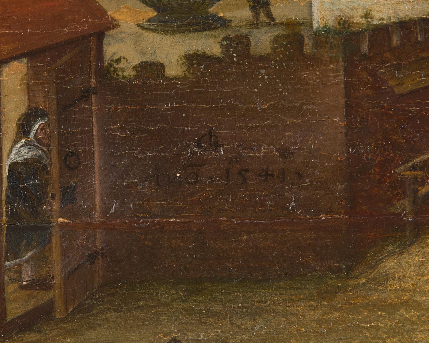 Landscape with Abraham and the Three Angels , 1541
