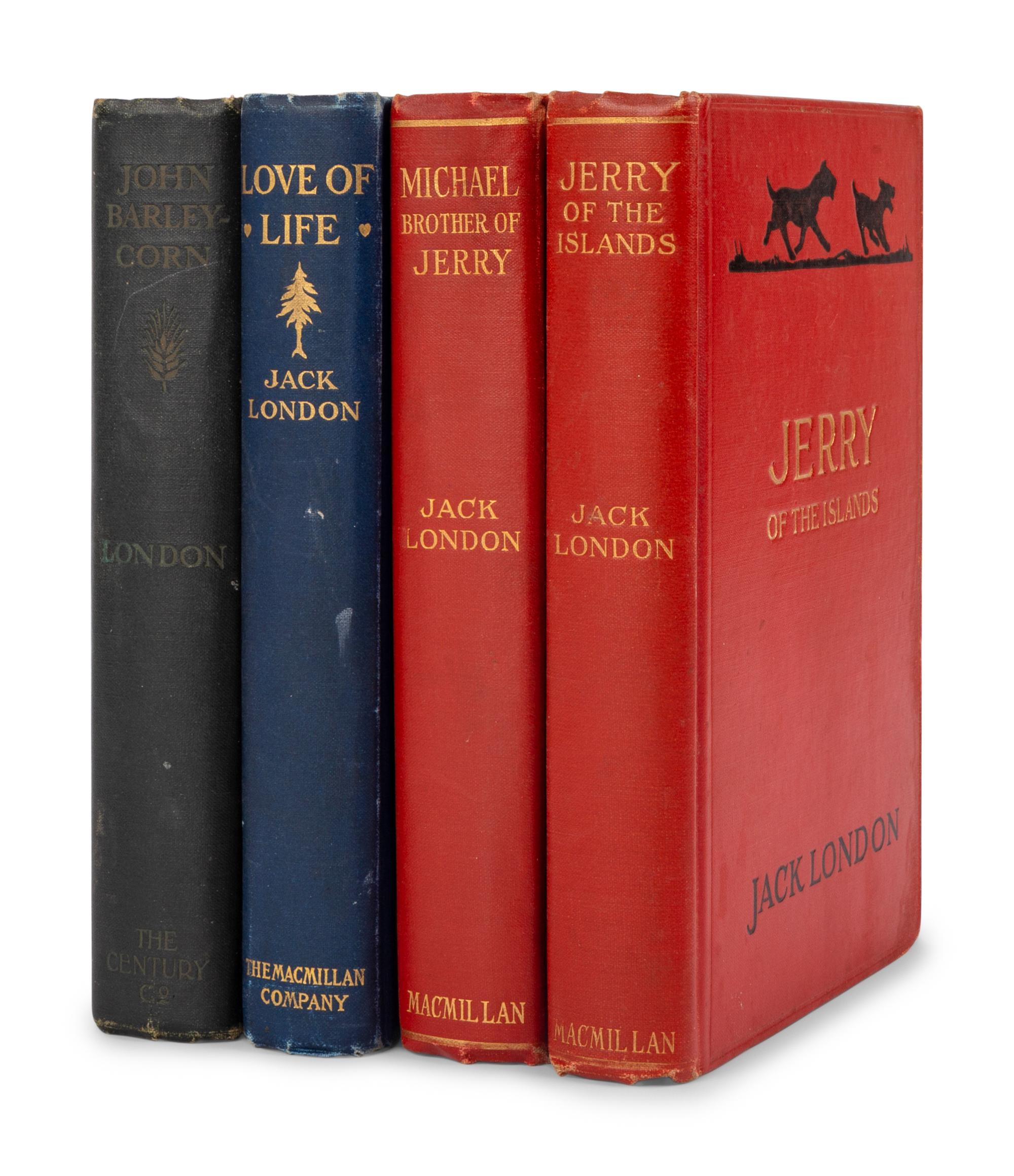LONDON, Jack (1876-1916). A group of 11 FIRST EDITION works, including: