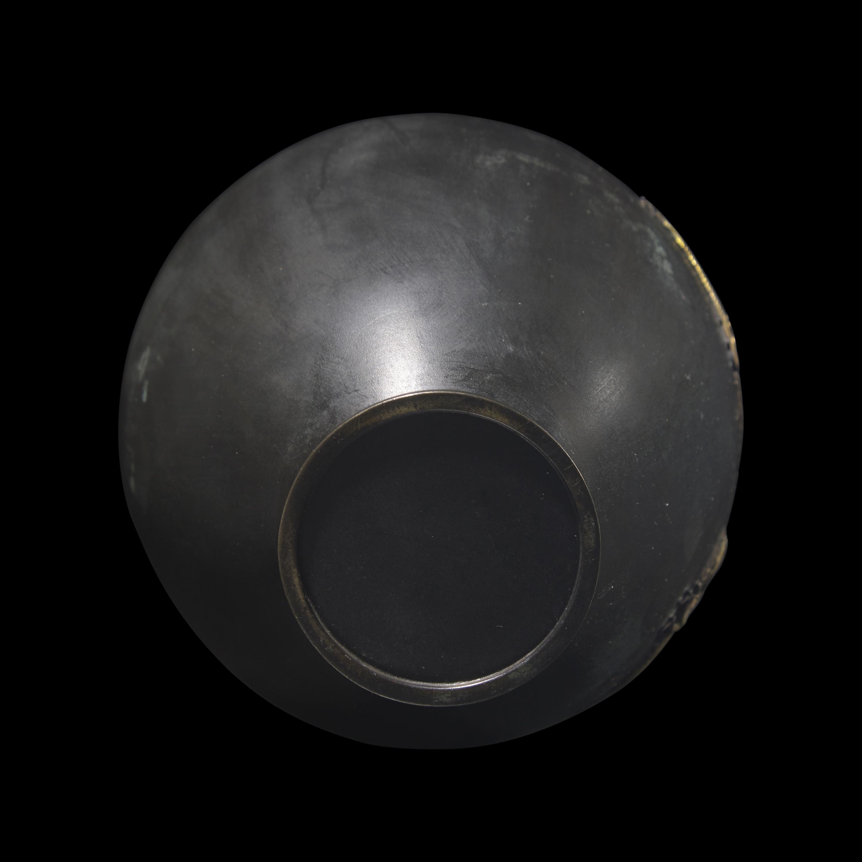 A Japanese Mixed Metal 'Dragon' Vase, Meiji Period