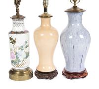 Three Chinese Porcelain Vases