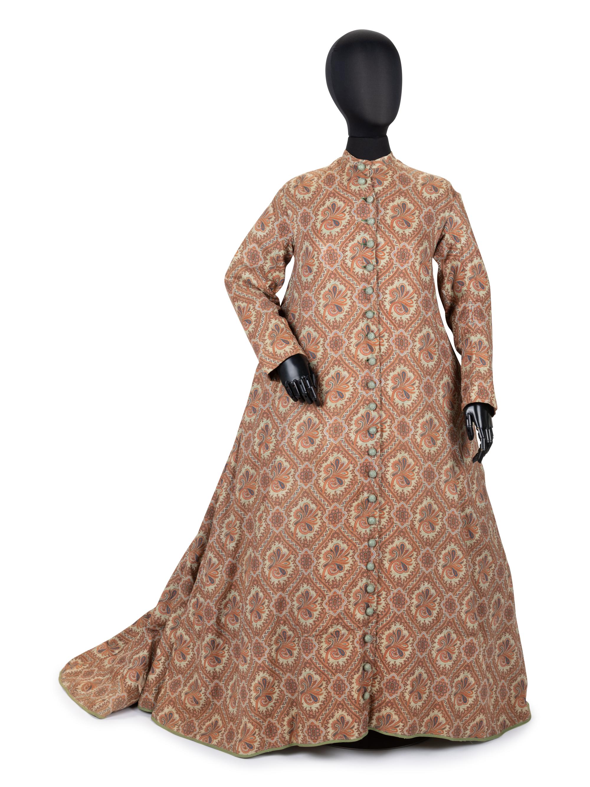 Wool Paisley Wrapper, 1860s-70s