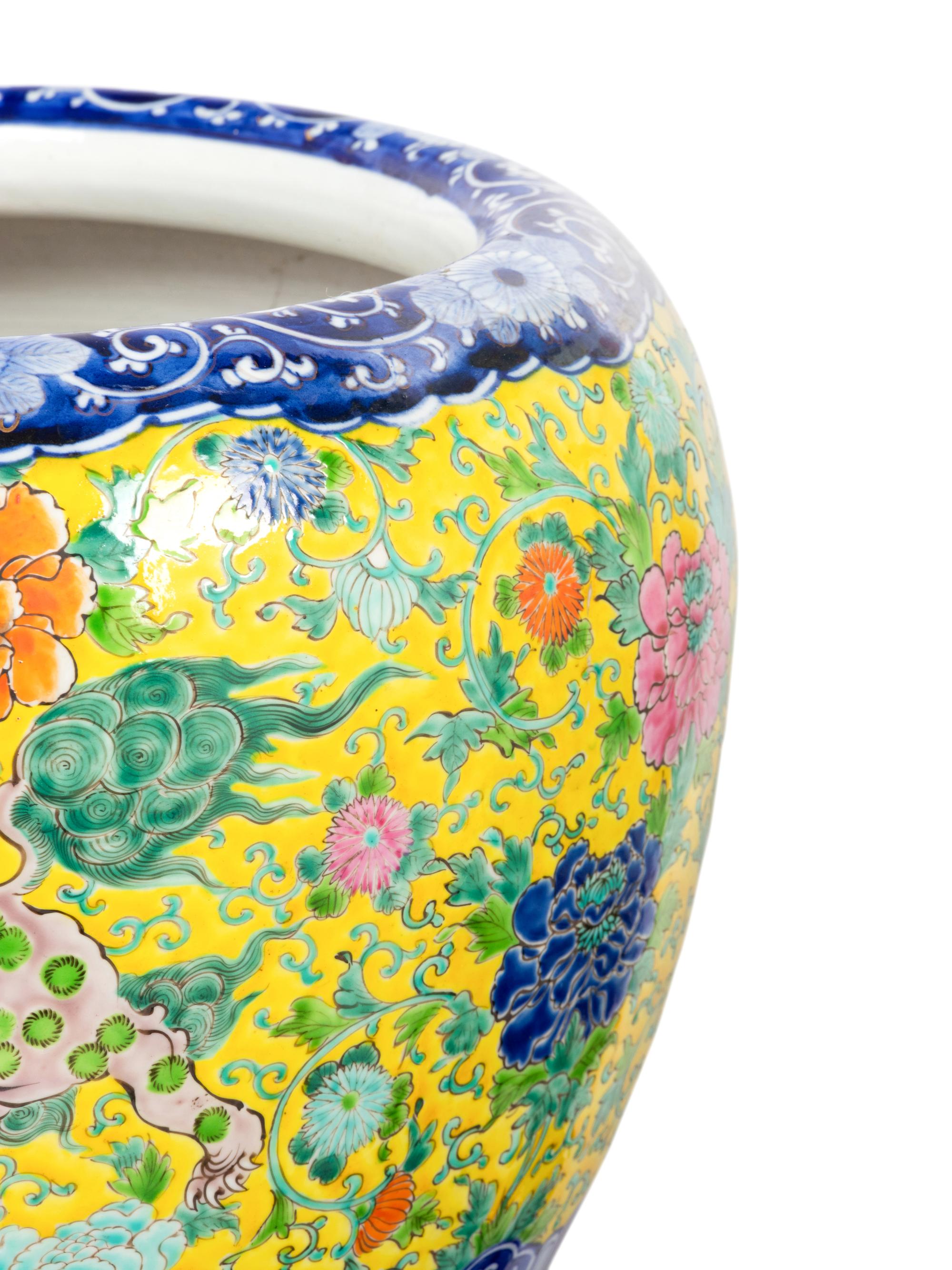 Two Chinese Porcelain Fishbowls