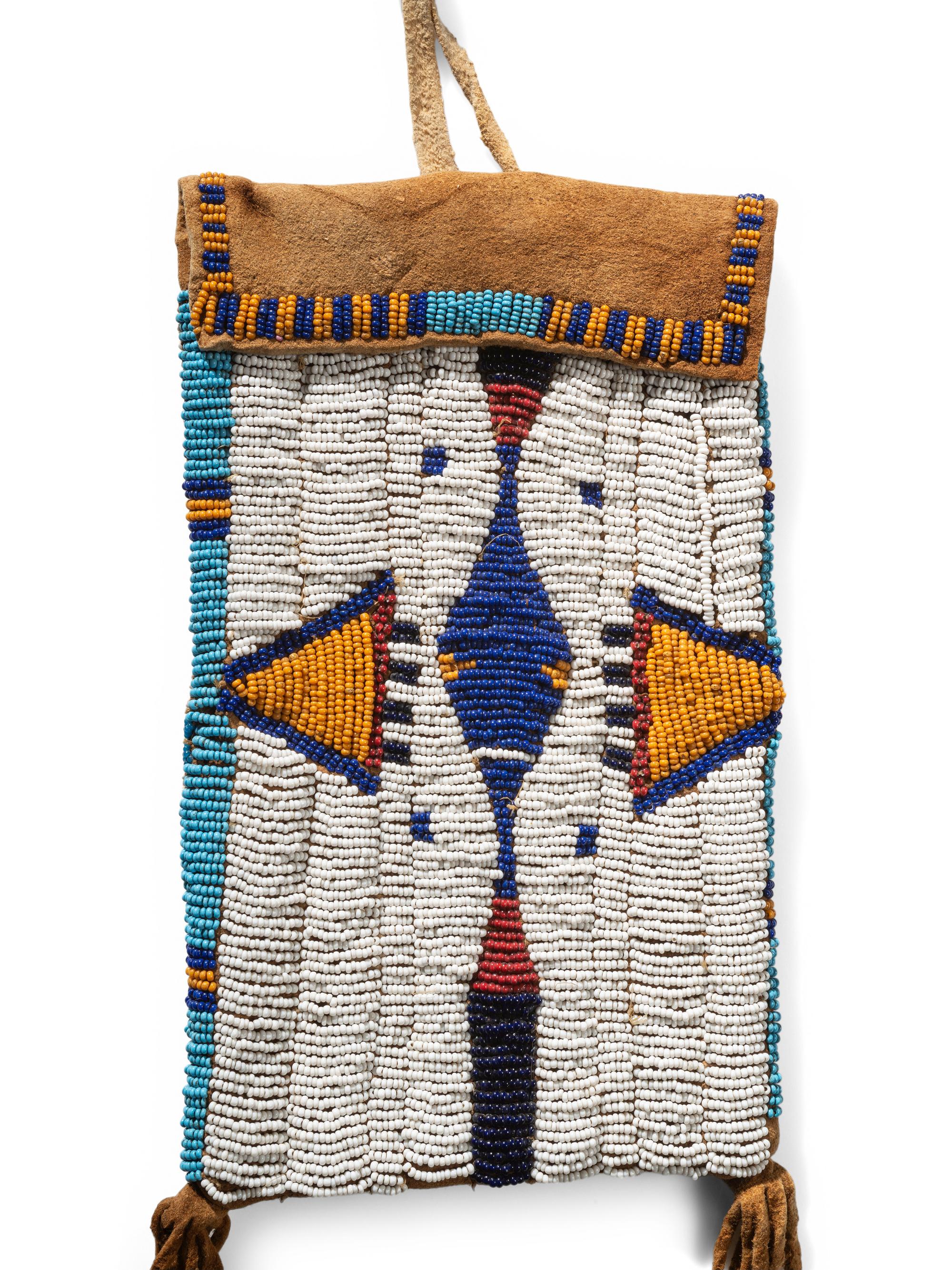 Ute Beaded Hide Mirror Bag
