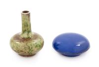Two Porcelain Articles Height of larger 3 inches. — 19TH CENTURY