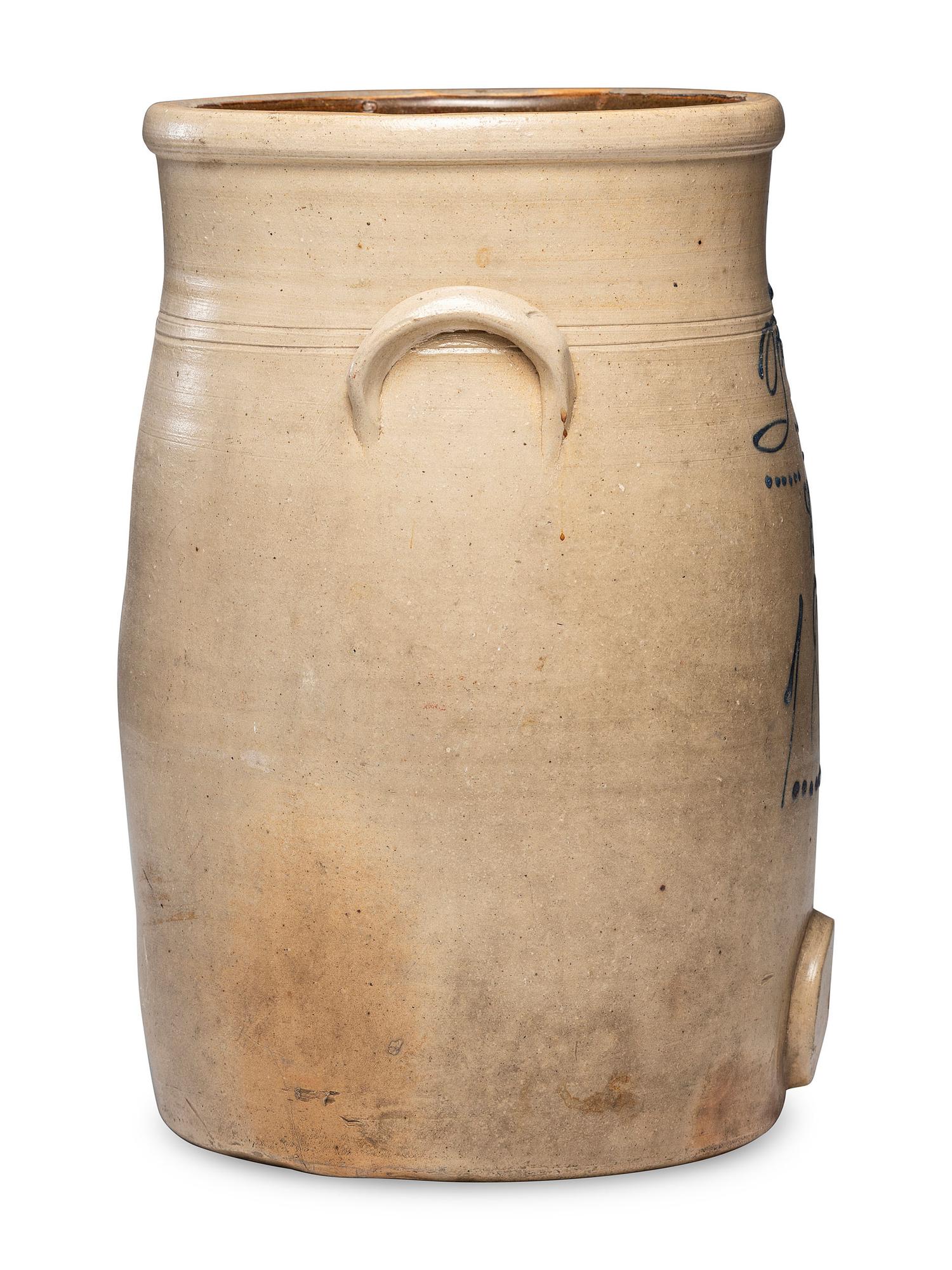 A P.H. Smith and Sons Eight-Gallon Stoneware Cooler