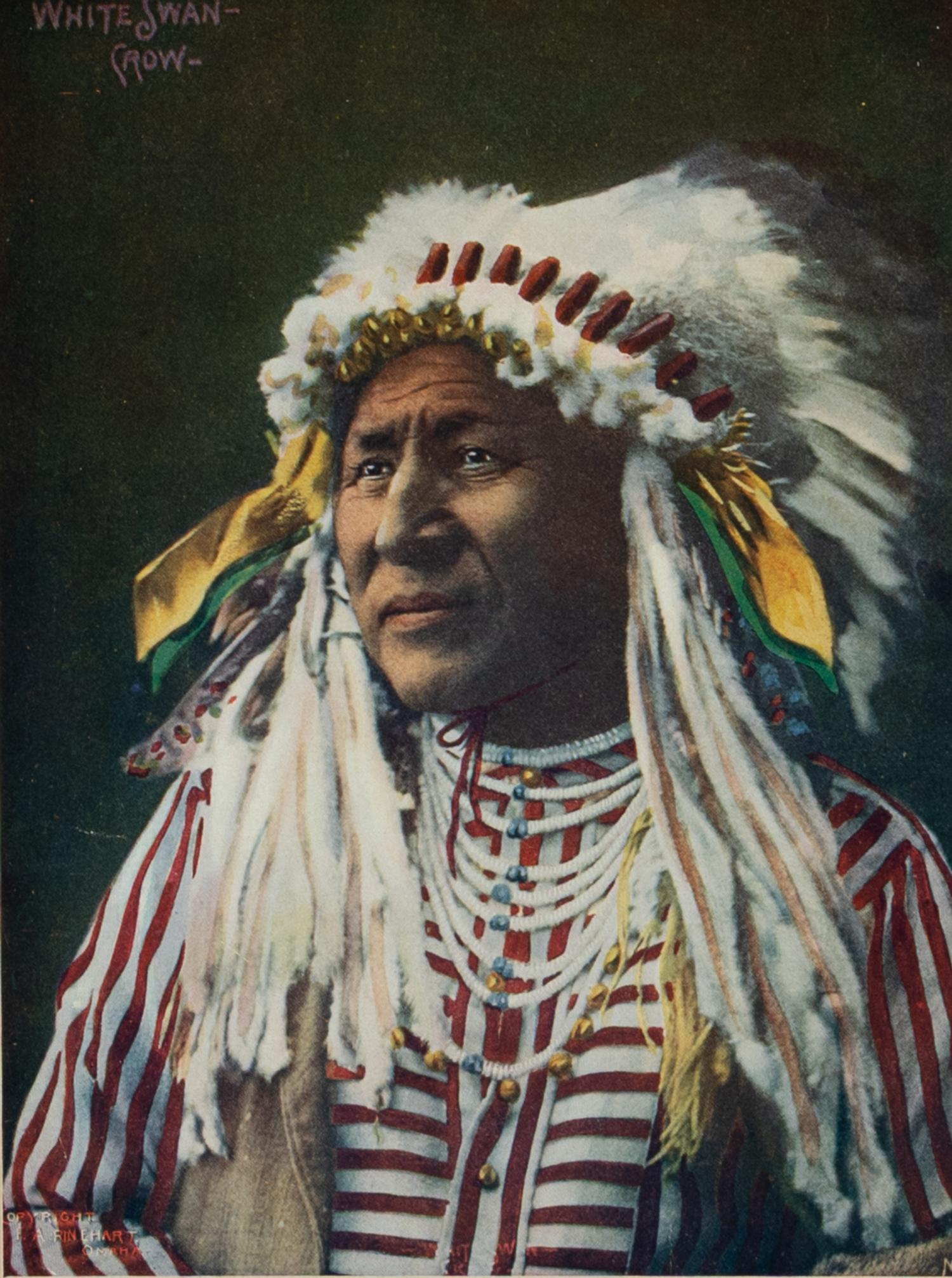 Rinehart, Frank (1861-1928). A group of 5 photographs and prints of Native American subjects.