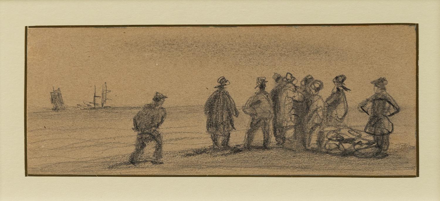 Fisherfolk on Hastings Beach and At Low Tide