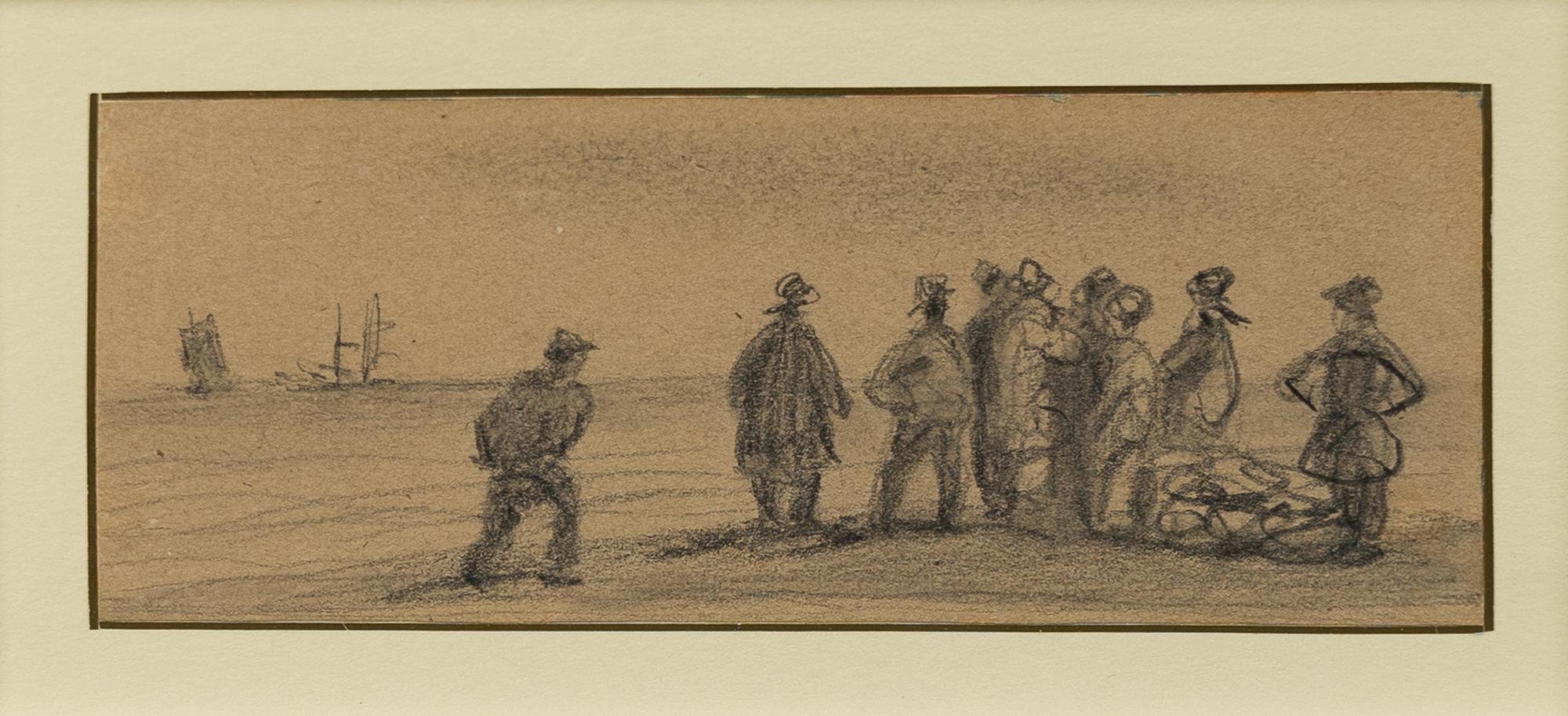 Fisherfolk on Hastings Beach and At Low Tide