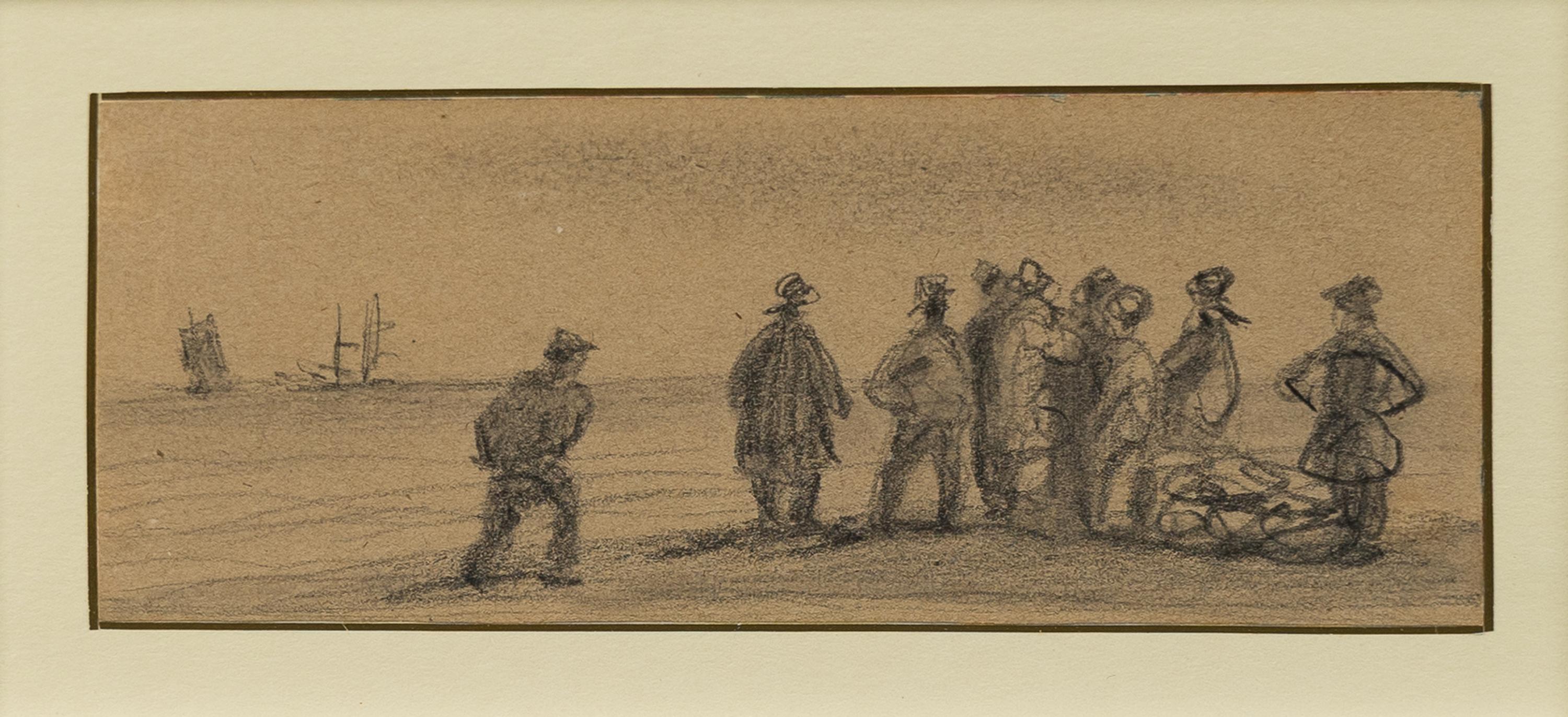 Fisherfolk on Hastings Beach and At Low Tide