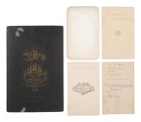 [LINCOLN, Abraham (1809-1865)]. Archive of items related to those attending the deathbed and autopsy of Lincoln.