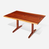 George Nakashima "Trestle" Dining Table, New Hope, Pennsylvania, 1962