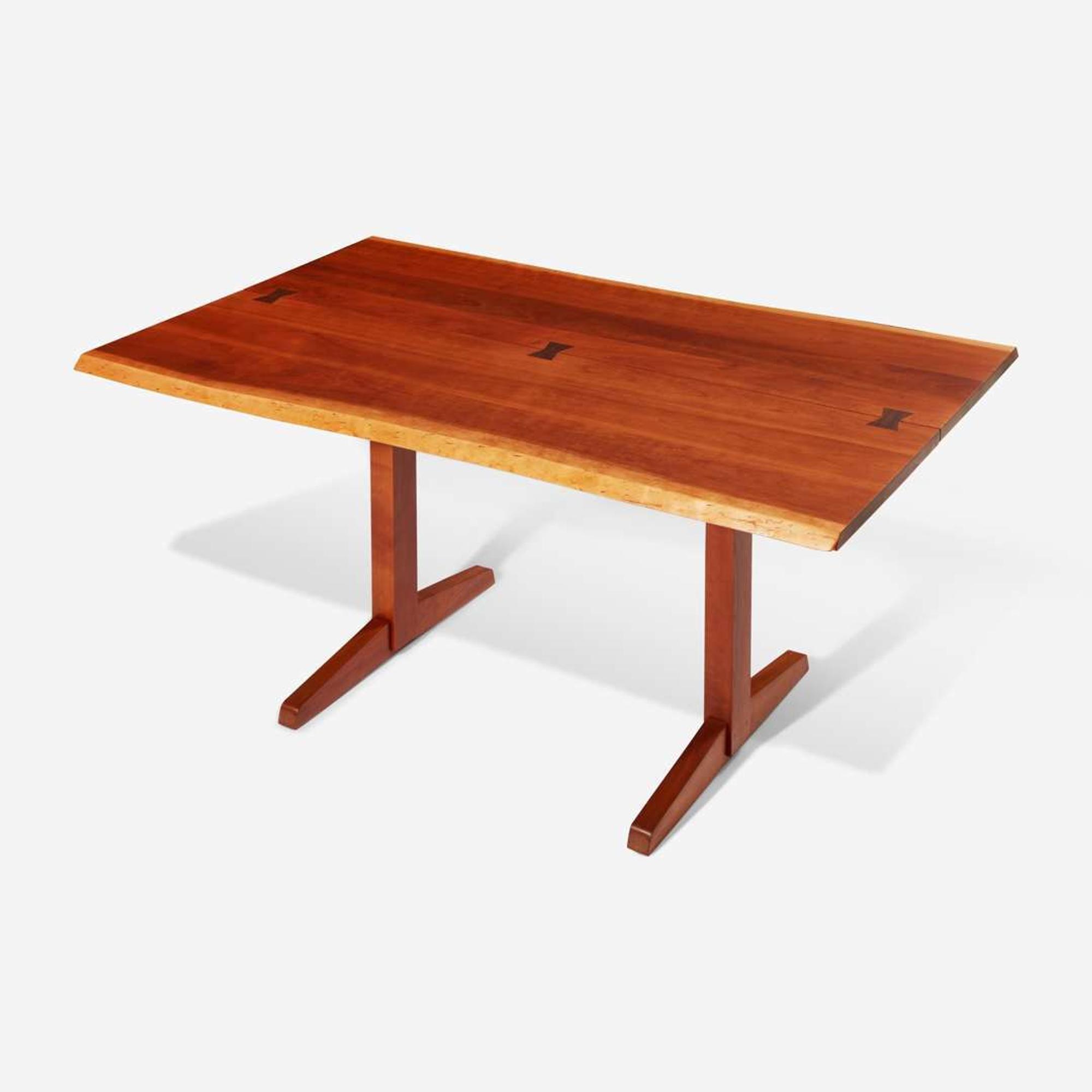 George Nakashima "Trestle" Dining Table, New Hope, Pennsylvania, 1962