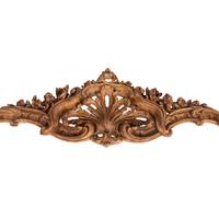 A Louis XV Carved Walnut Marble-Top Console Table
