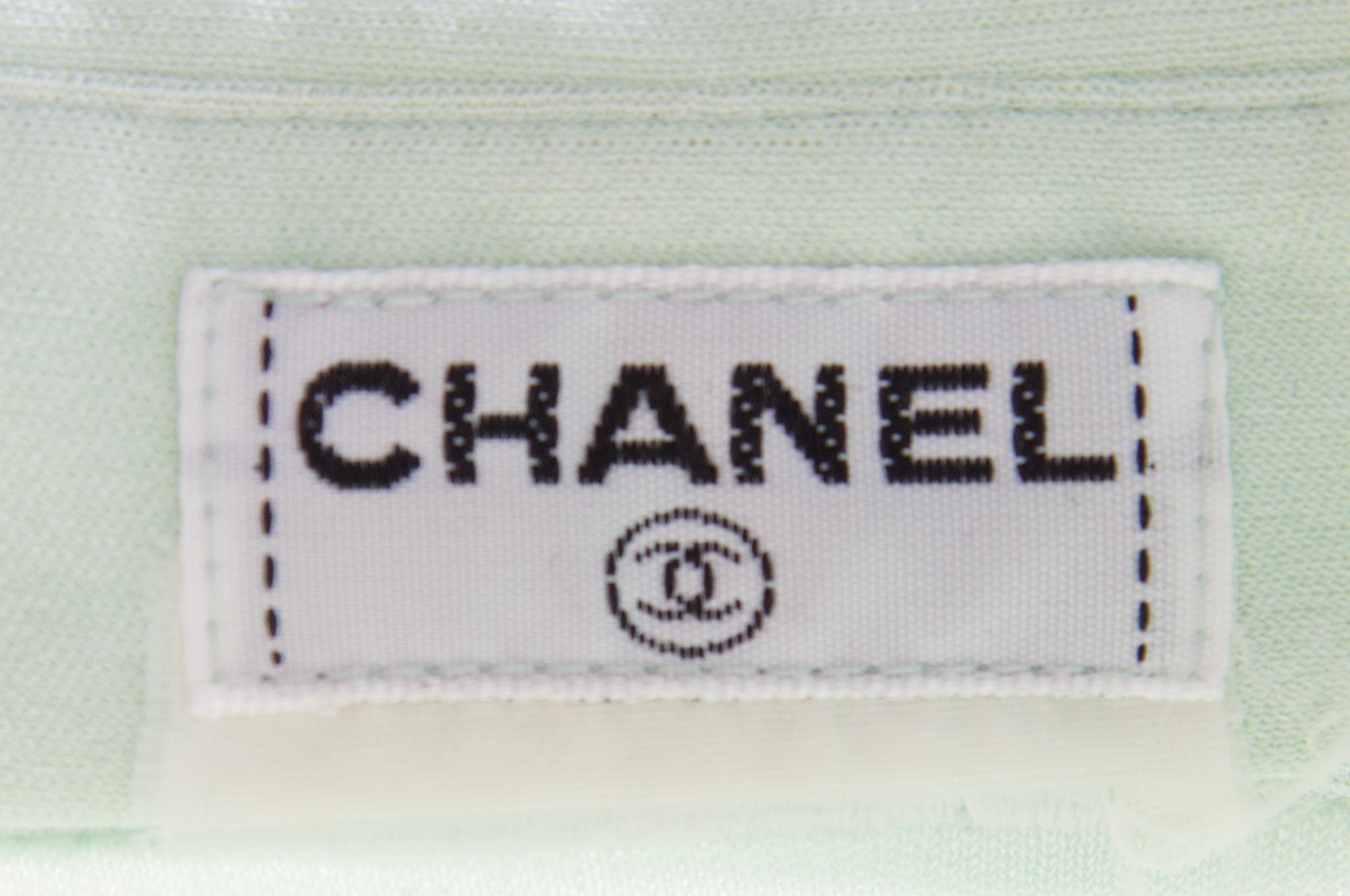 A Pair of Chanel Silk Blouses,