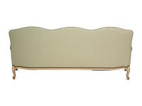 A Louis XV Style Painted Sofa with Scalamandré Upholstery