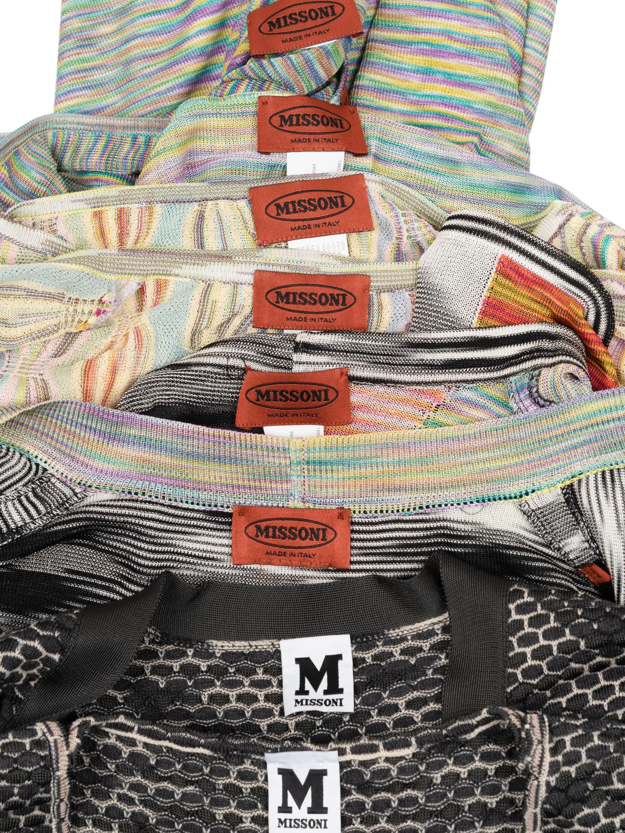 Collection of Eight Missoni Knit Pieces, 1990-2000s