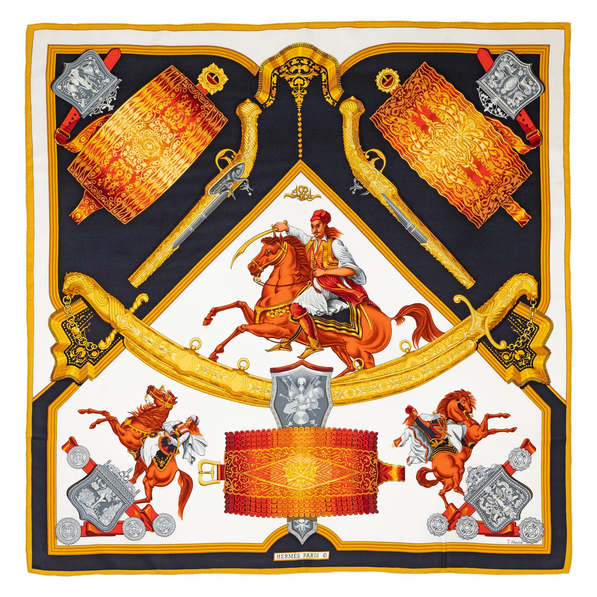 Hermès 90cm Silk Scarf