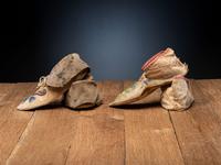 Santee Sioux and Apsáalooke Beaded Hide Moccasins