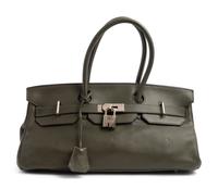 Hermès Vert Olive Taurillon Clemence Sac A Main Shoulder Birkin Bag, 2005