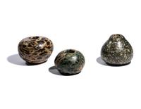 Three Mesopotamian Stone Mace Heads