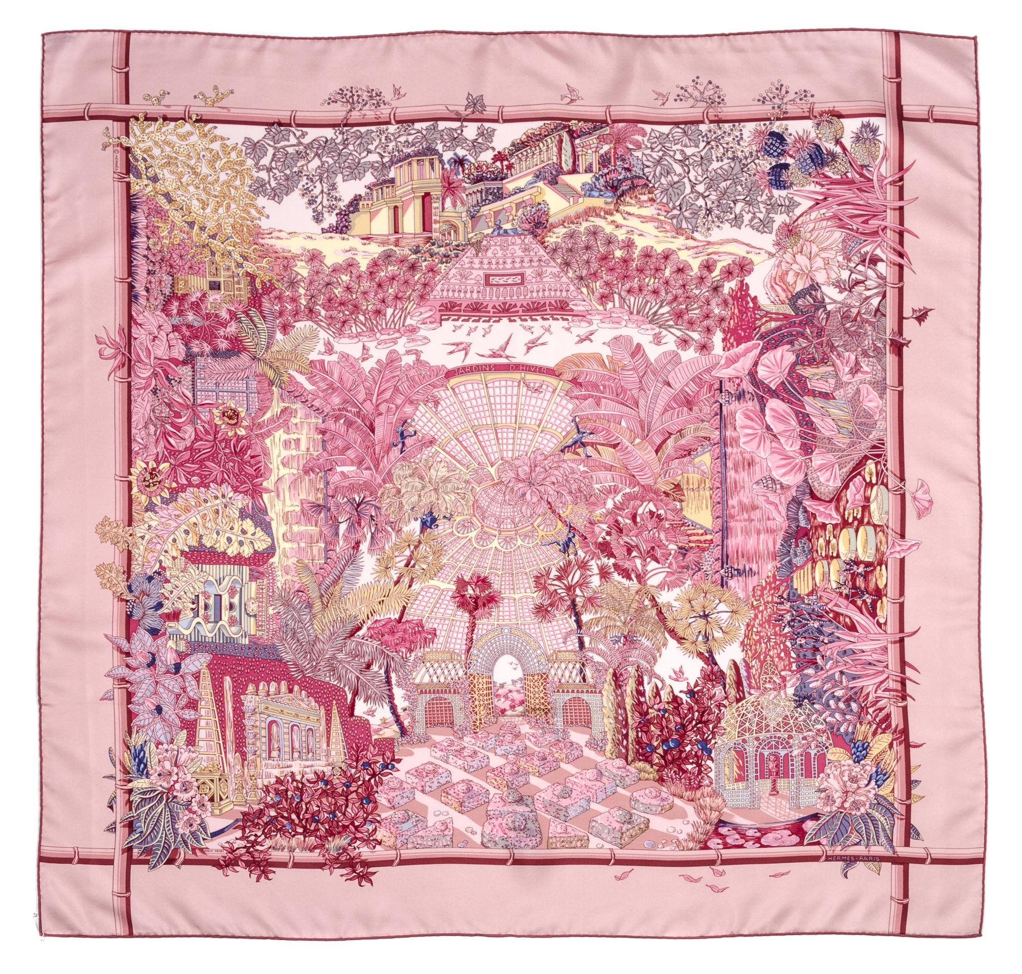 An Hermes 90cm Silk Scarf, 36"x36".