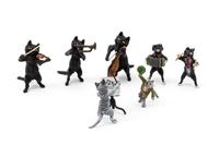 A Group of Vienna Cold Painted Feline Musicians — EARLY 20TH CENTURY